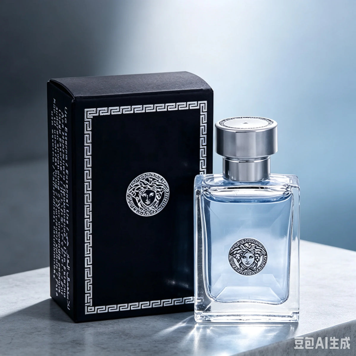 Versace Pour Homme Eros 3.4 Fl Oz 100ml, Fresh Woody Aromatic Mint Vanilla Men's Cologne with Apple Cedarwood Amber Musk, Long Lasting Intense Scent for Office Date Night Casual All Seasons, Luxury Gift for Him Same Authenti