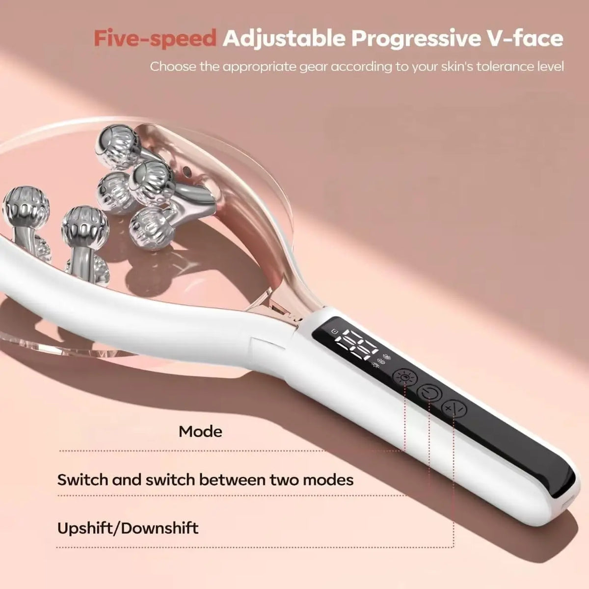 Doge Vollar Rechargeable Facial and Neck Massager for Lymphatic Contouring