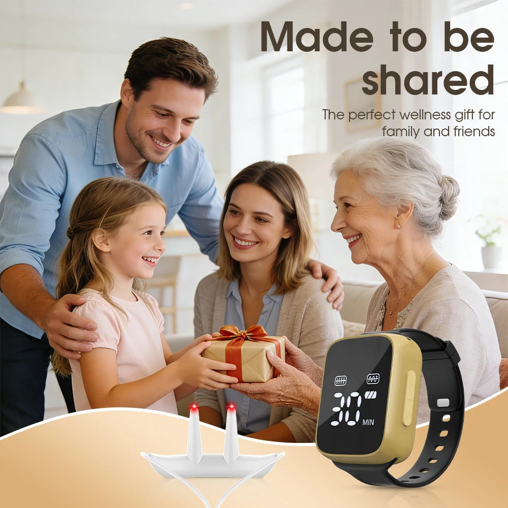 Jitesy 650nm Wrist And Nasal Low Level Laser Therapy Device