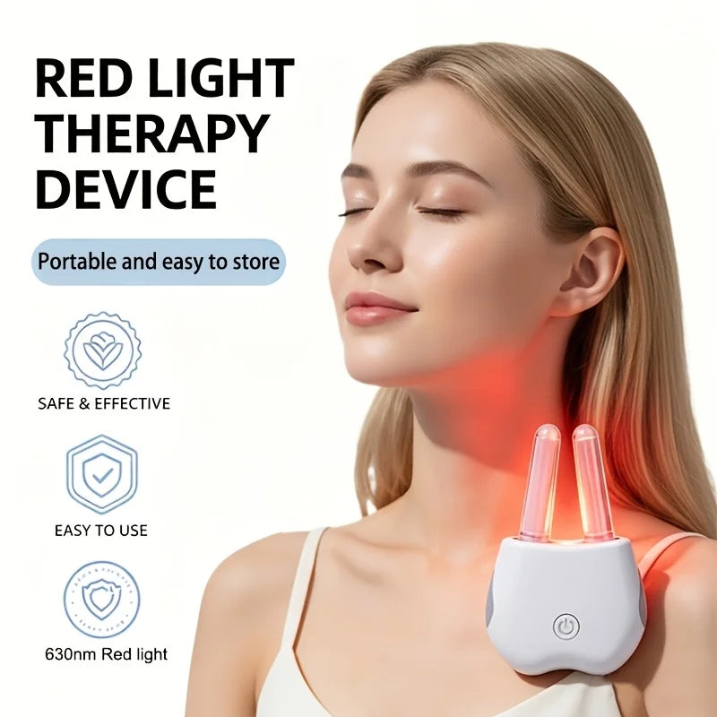 630nm Red Light Nasal Care Device Portable Rechargeable Nose Light Therapy with 5 Minute Auto Timer Adjustable Nasal Tubes Lightweight 14g USB Charging for Daily Nasal Comfort Dry Nose Care Home Travel Adults Personal Wellnes