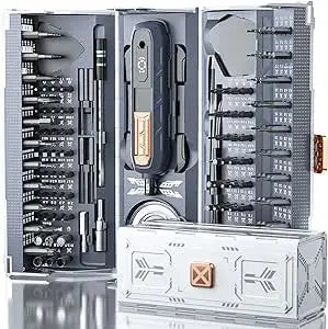 180 in 1 Precision Manual Multifunctional Screwdriver Set Magnetic Phillips Bits Mobile iPhone & PC & Glasses Repair Tool Gift