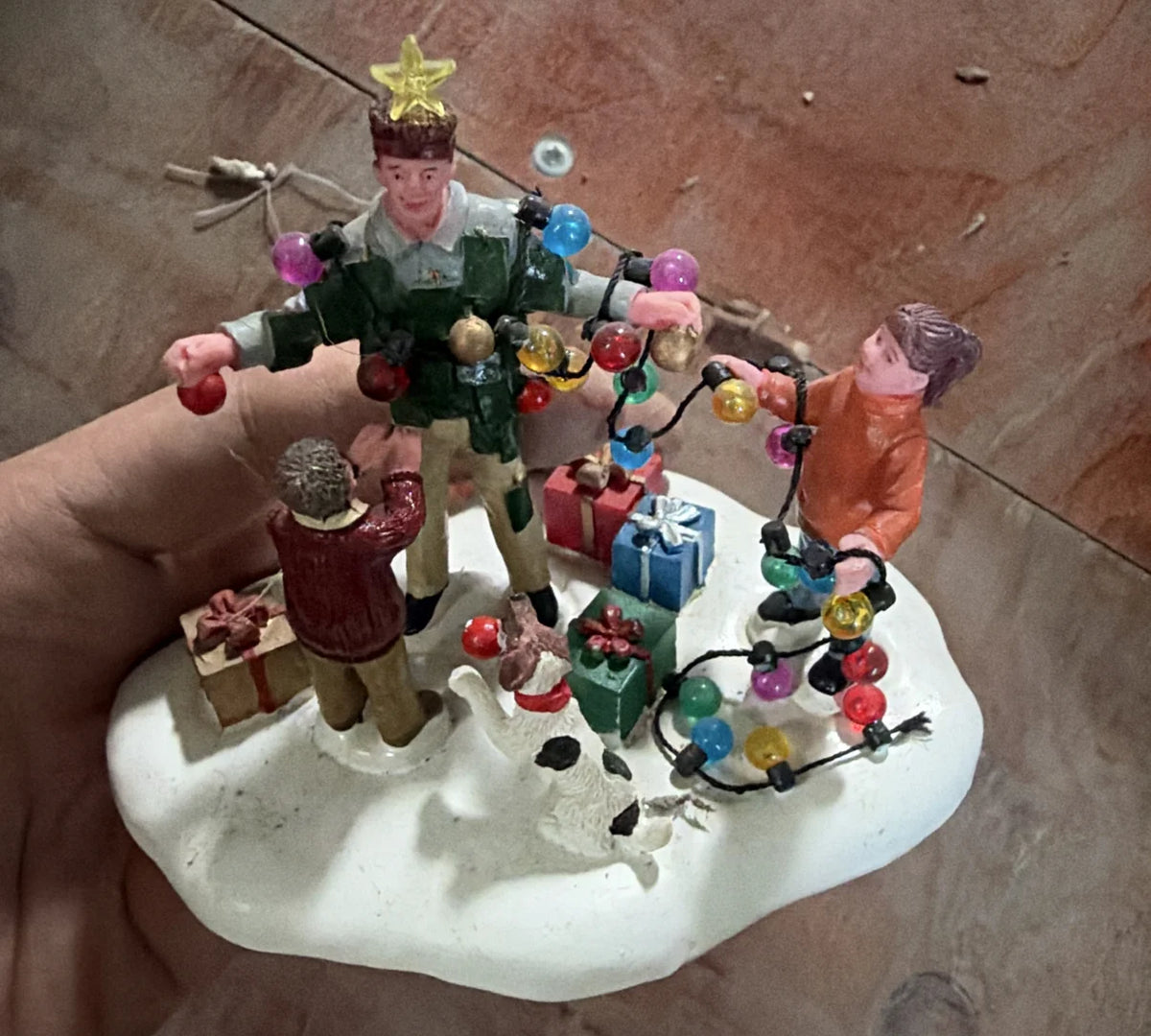 Lemax Resin Crafts Fun Sand Table Characters Cute Monkeys Playing Scene Ornaments Monkey Figurines Home Desktop Decoration Gifts