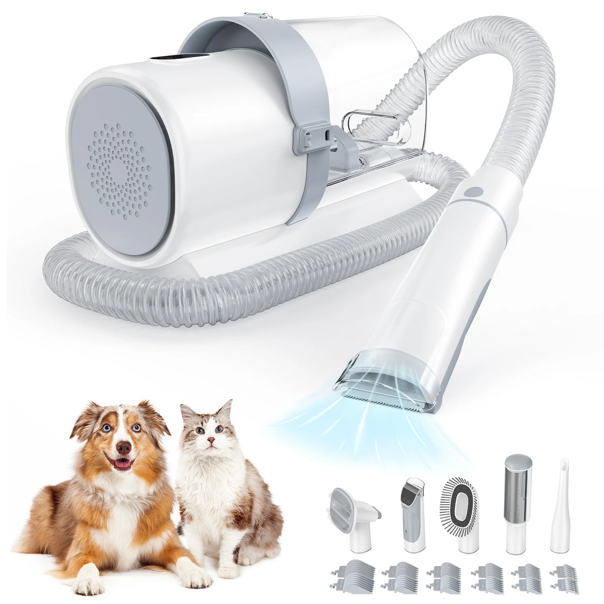 JHK Professional Pet Grooming Vacuum Kit With Quiet Clippers
