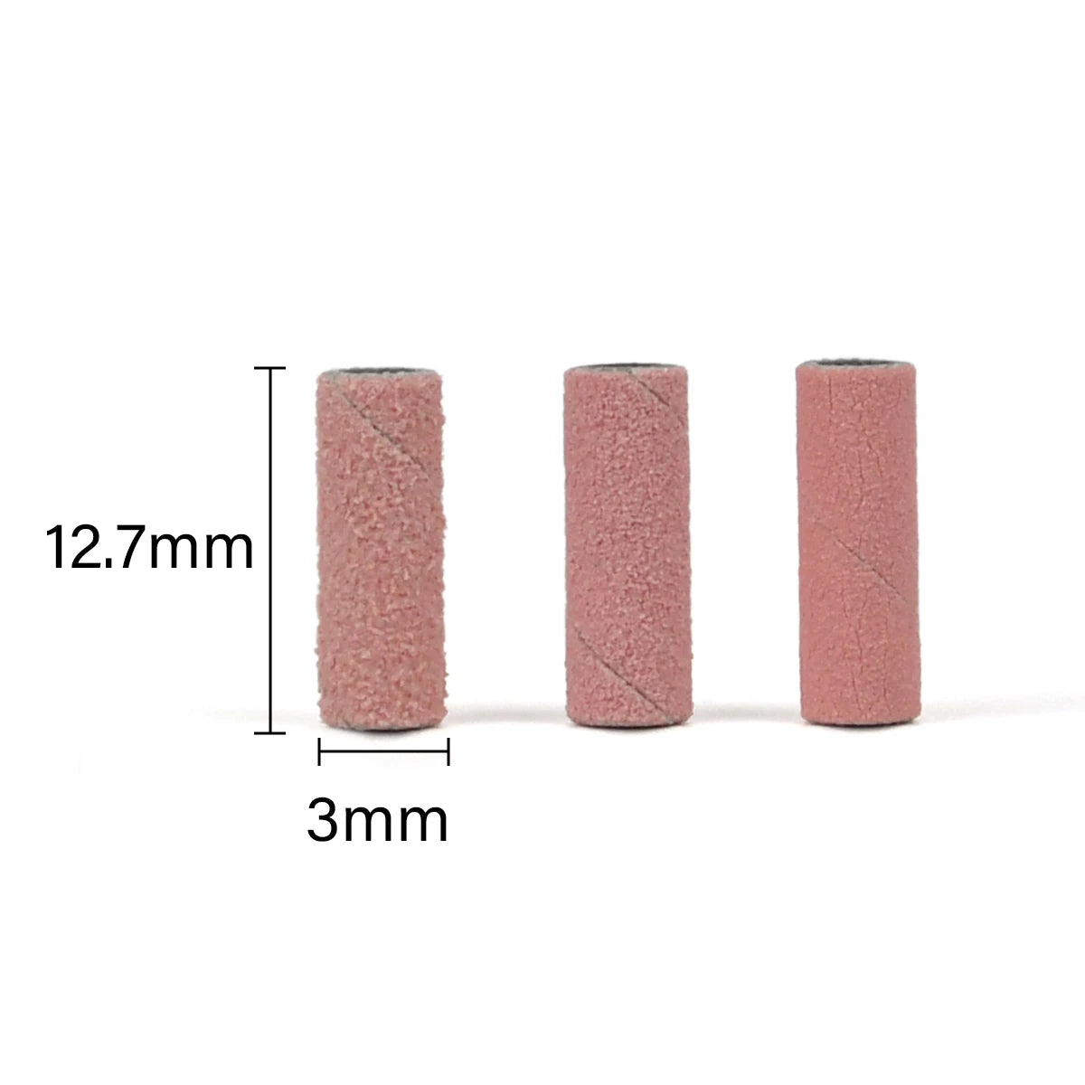 5000Pcs/Carton Nail Drill Bits Sets Pink 3mm Mini Sanding Bands Kits Manicure Accessories Tools