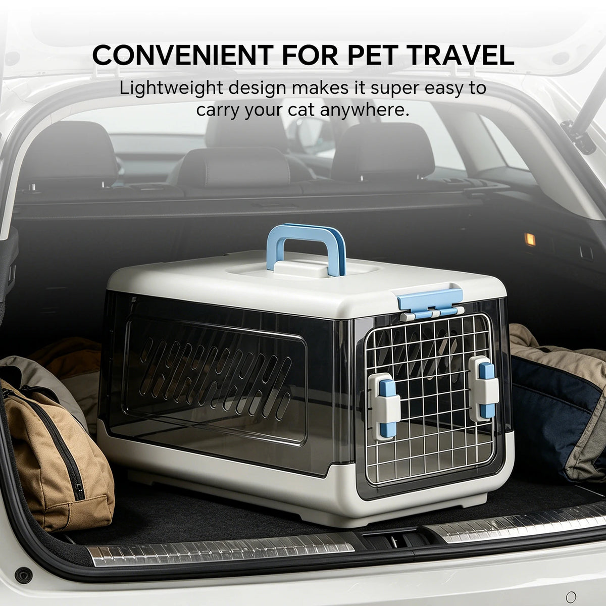 Outdoor Travel Pet Handheld Box Thick Durable Ventilated Breathable Large Capacity Removable Easy To Clean Cat Dog Airplane Box