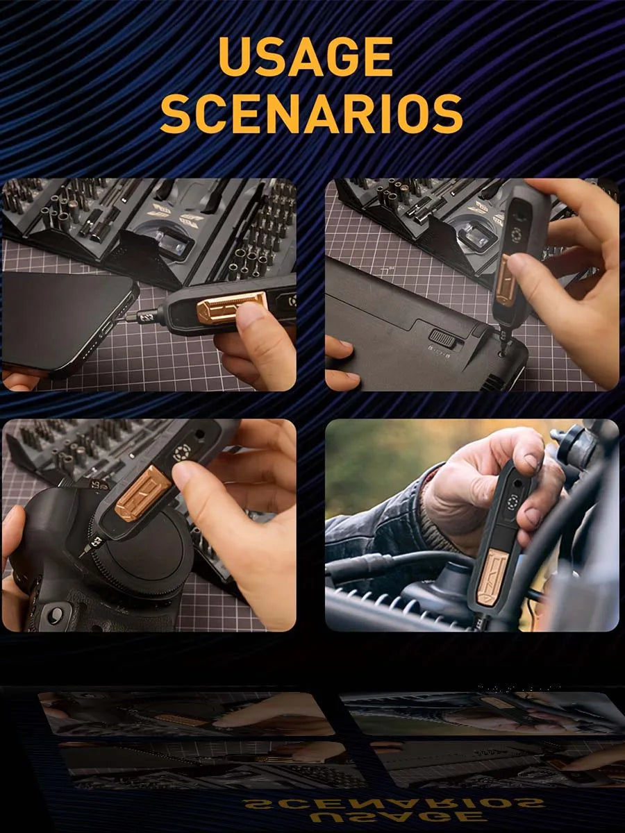 180 in 1 Precision Manual Multifunctional Screwdriver Set Magnetic Phillips Bits Mobile iPhone & PC & Glasses Repair Tool Gift