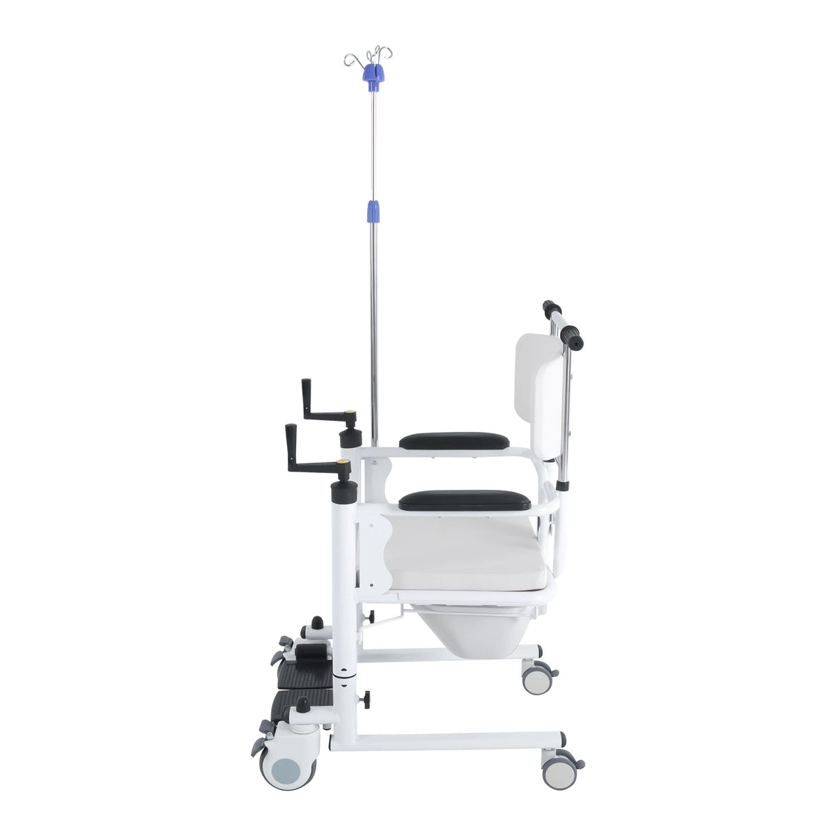 Multifunctional Patient Lift Transfer Chair With Shower Commode
