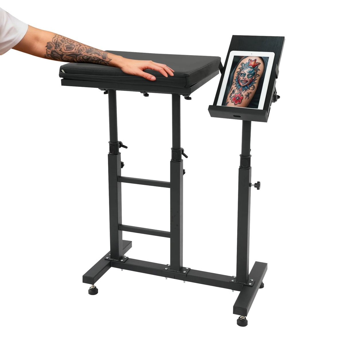 65*35*98cm Versatile Work Station, Freestanding Arm Rest Stand, Adjustable Armrest Stand for Home, Studio, Beauty Salon