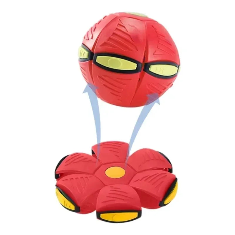 Interactive Dog Flying Disc Toy Puzzle Training Game Outdoor Fetch Play Soft Disc for Small Medium Large Dogs Pet Supplies