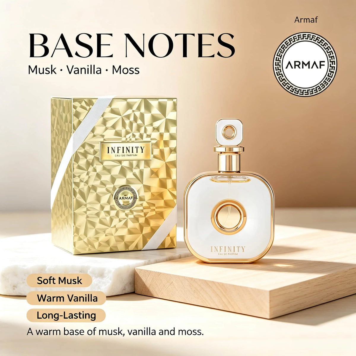 Armaf Gold Infinity Eau De Parfum Unisex Floral Fragrance