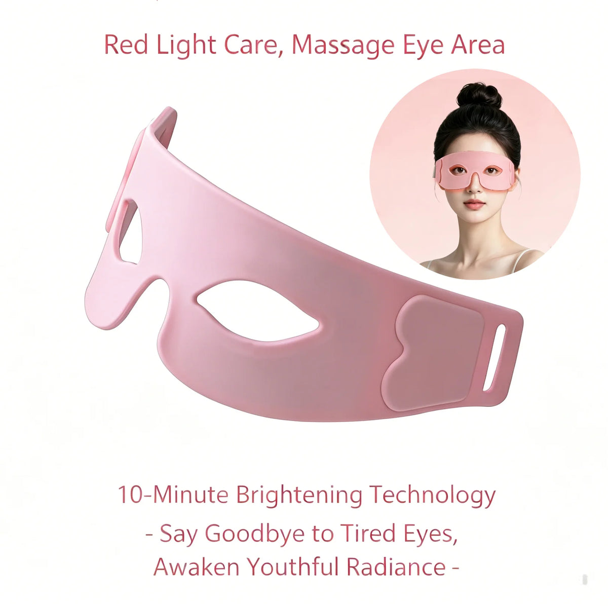 Jitesy Red Light Eye Mask for Relaxation and Skin Firming