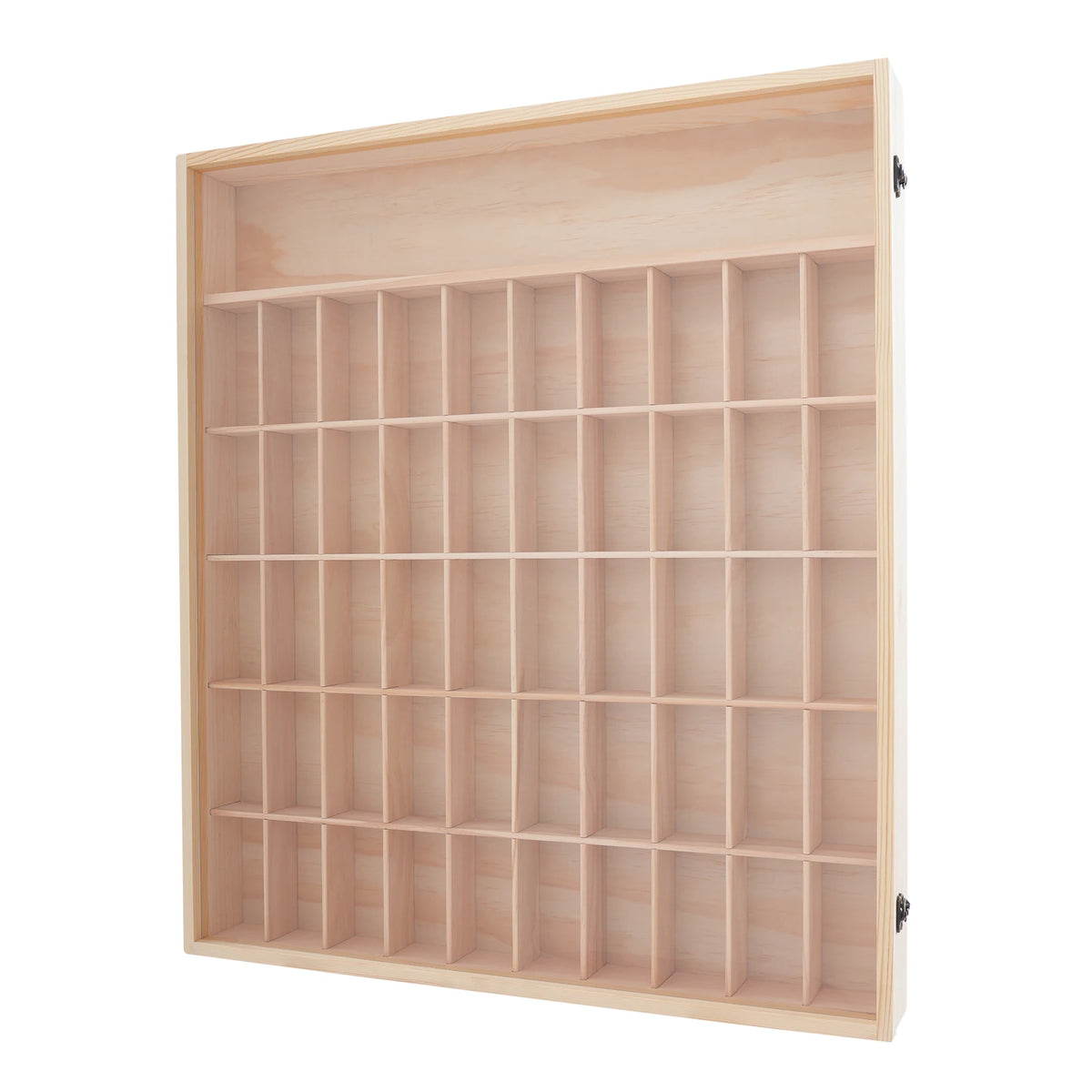 Rectangular Wooden Display Case, 6-Tier Display Case for Minifigures Action Figures, Display Cabinet with Acrylic Door Mini Toy Model Display