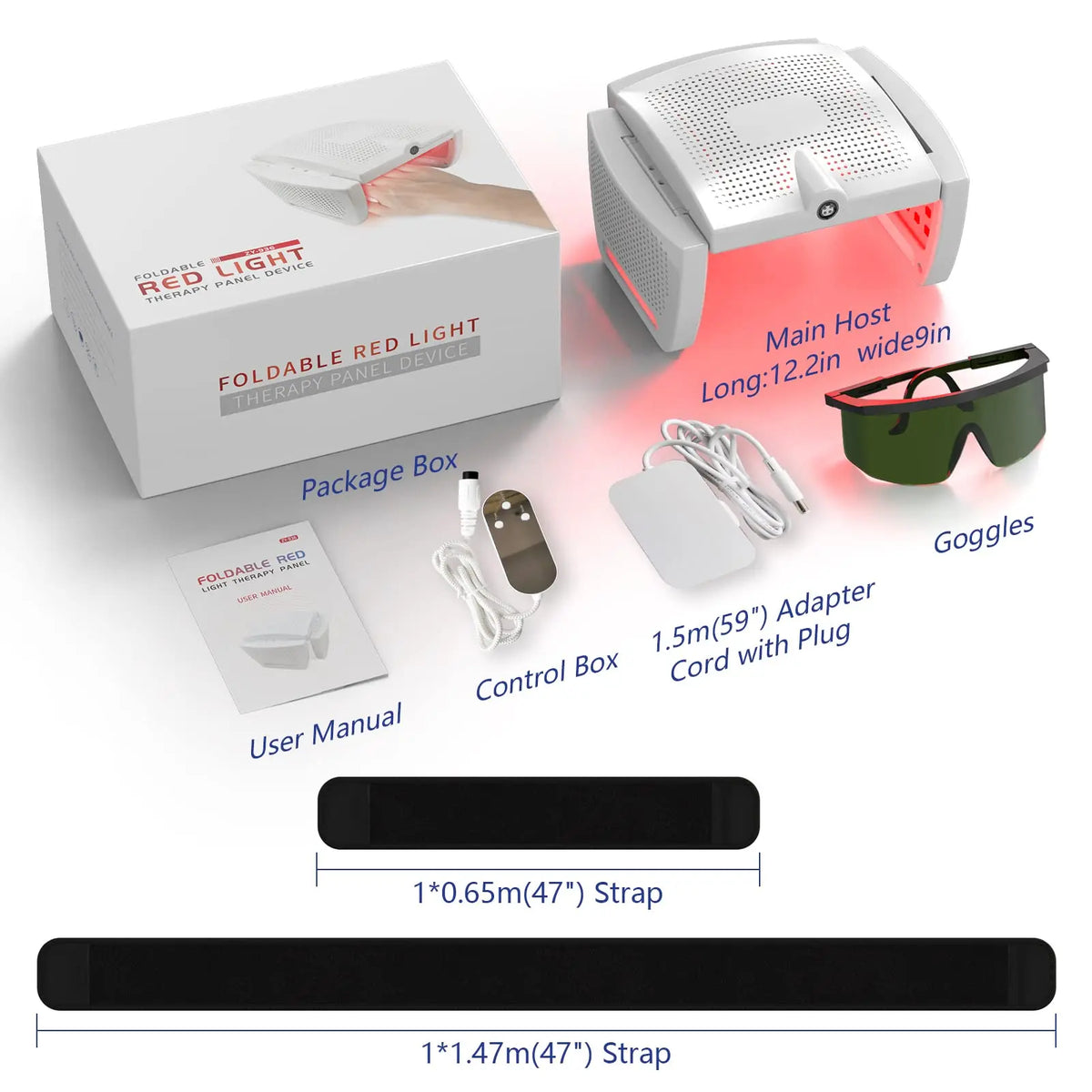 KTS Wearable Red Light Therapy Panel for Targeted Body Care