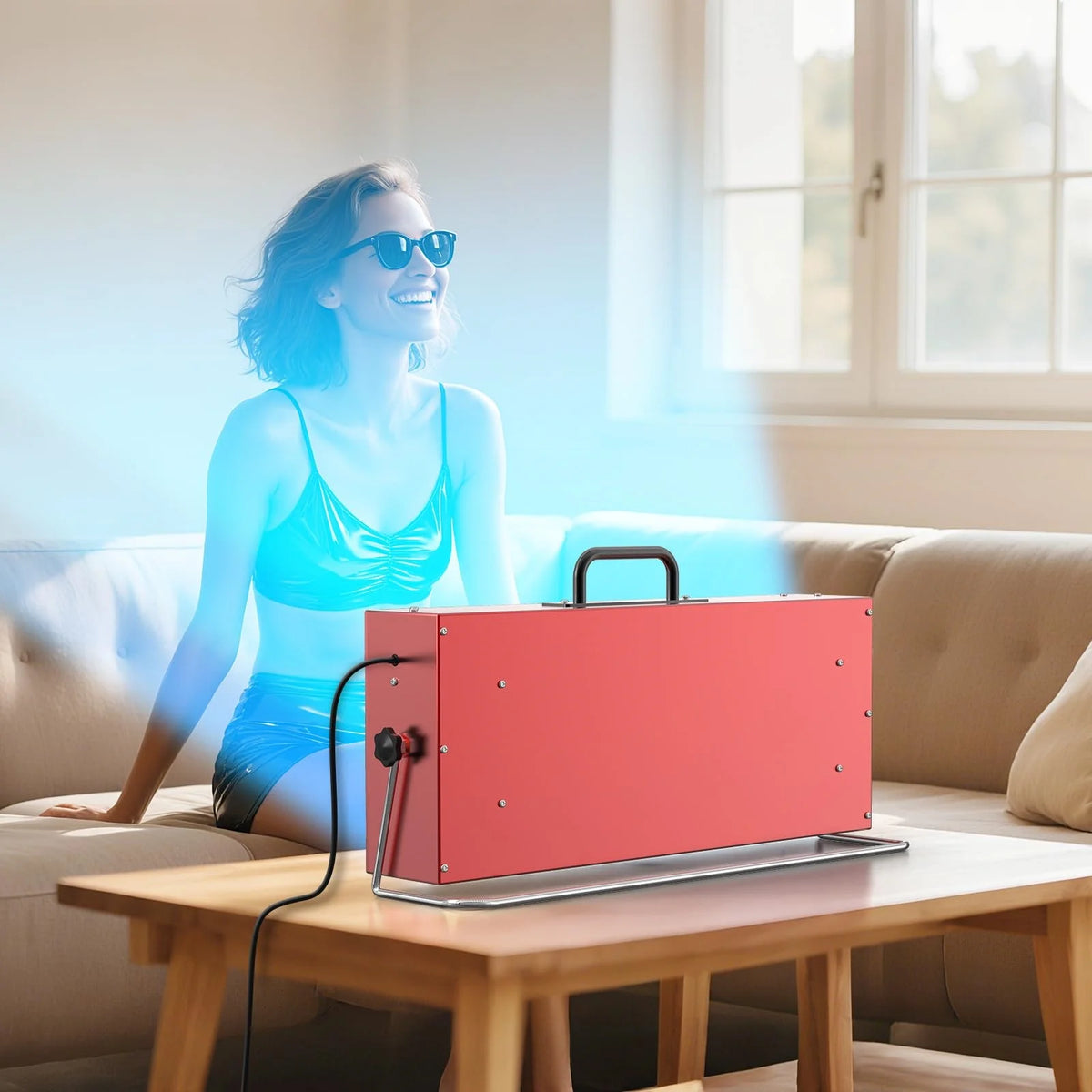 Jitesy UV Tanning Lamp for Face and Body Indoor Use
