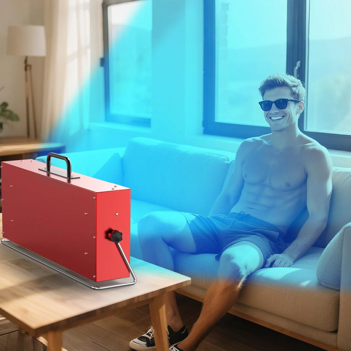 Jitesy UV Tanning Lamp for Face and Body Indoor Use