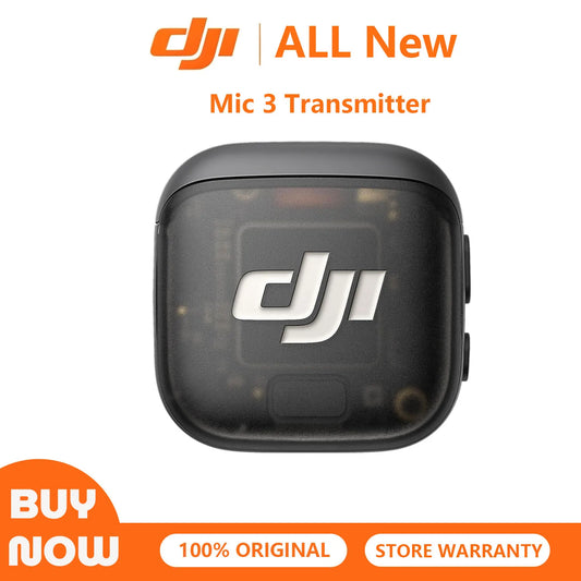 DJI Mic 3 Wireless Lavalier Microphone With 32 Bit Float Audio