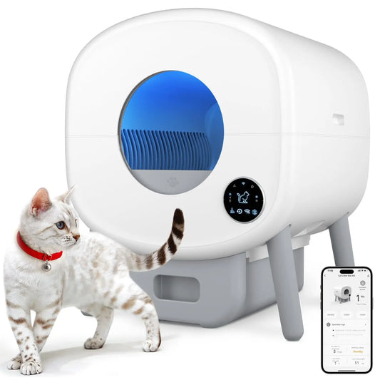 Automatic Self Cleaning Cat Litter Box App Control Safety Protection