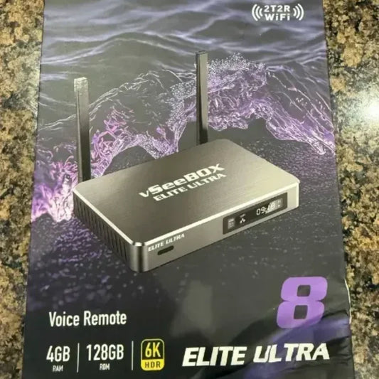 Vseebox Elite Ultra IPTV Streaming Set Top Box HDR10 Plus