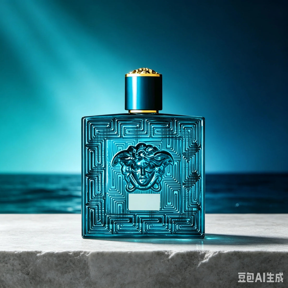 Versace Pour Homme Eros  3.4 Fl Oz 100ml, Fresh Woody Aromatic Mint Vanilla Men's Cologne with Apple Cedarwood Amber Musk, Long Lasting Intense Scent for Office Date Night Casual All Seasons, Luxury Gift for Him Same Authenti