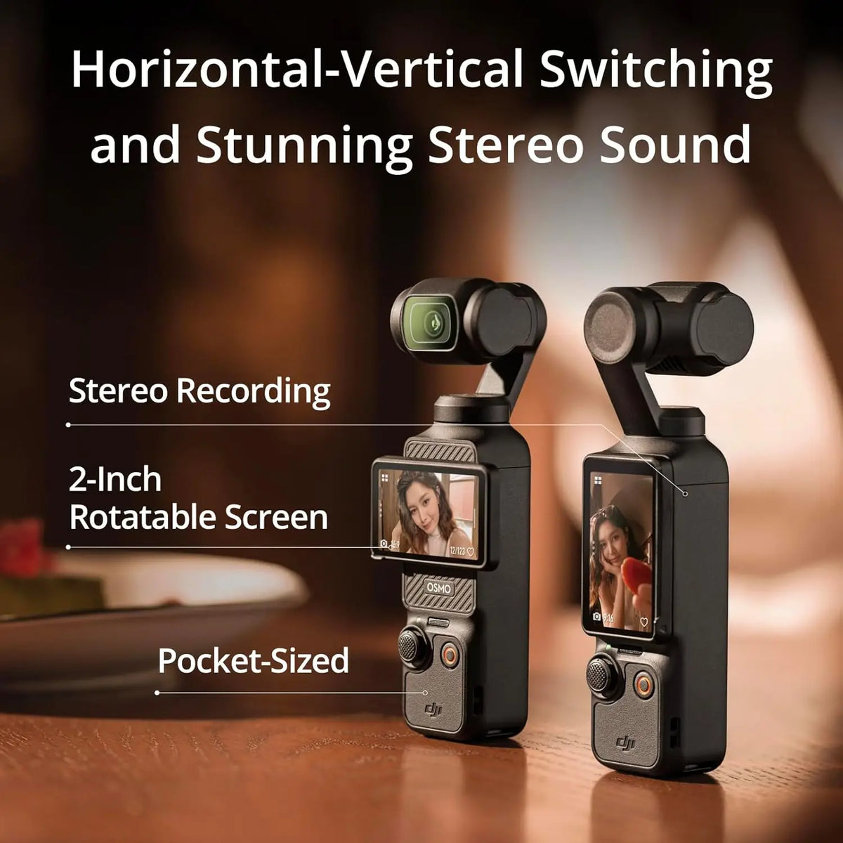 DJI Osmo Pocket 3 Vlogging Camera With 4K Video Stabilization