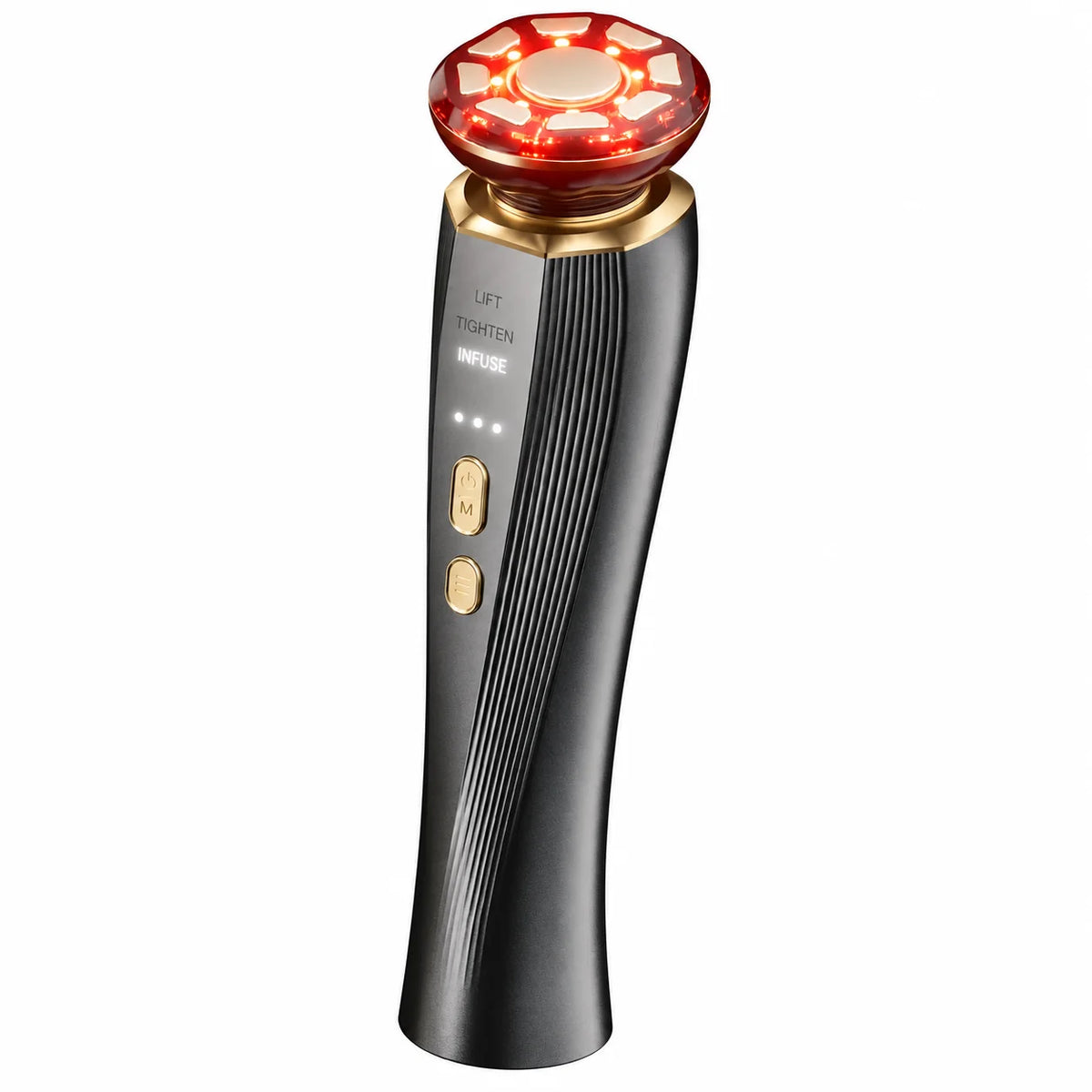Red Light Therapy Facial and Neck Massager for Skin Firming and Radiance