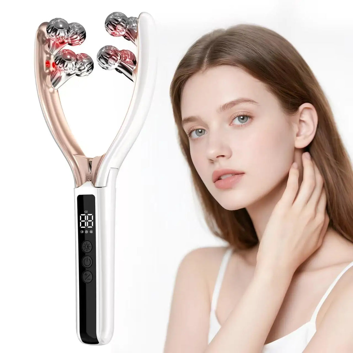 Doge Vollar Rechargeable Facial and Neck Massager for Lymphatic Contouring