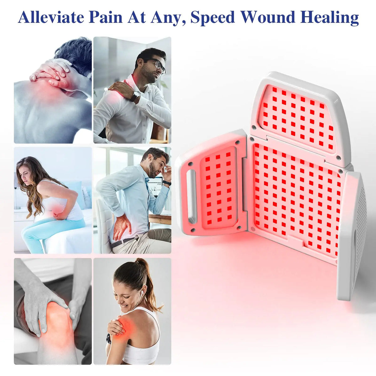 KTS Wearable Red Light Therapy Panel for Targeted Body Care