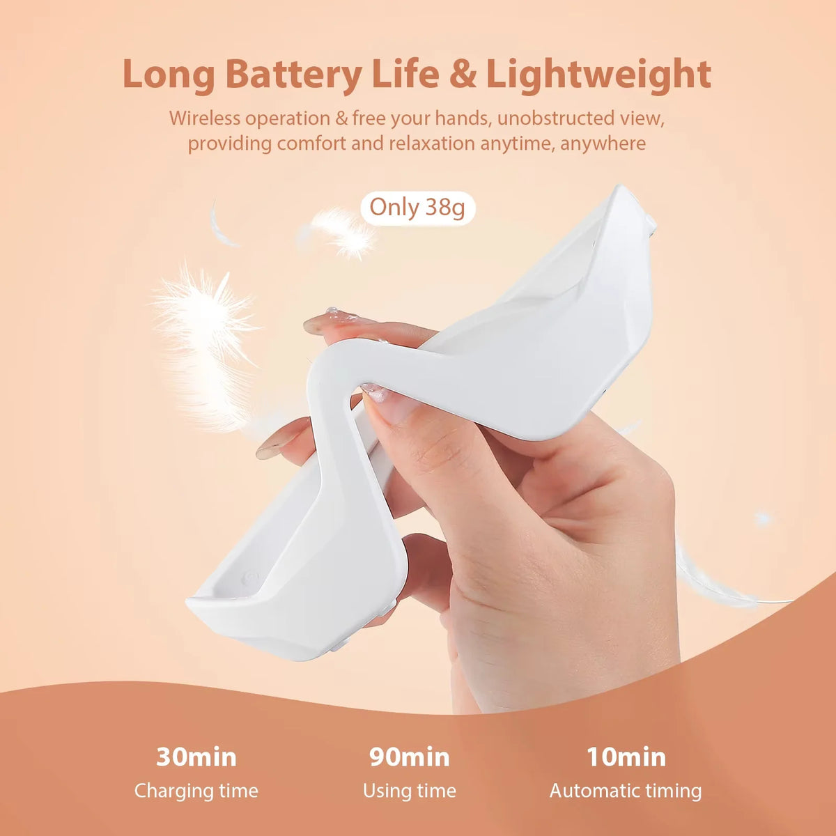 Jitesy Red Light Eye Massager Glasses for Eye Care Device