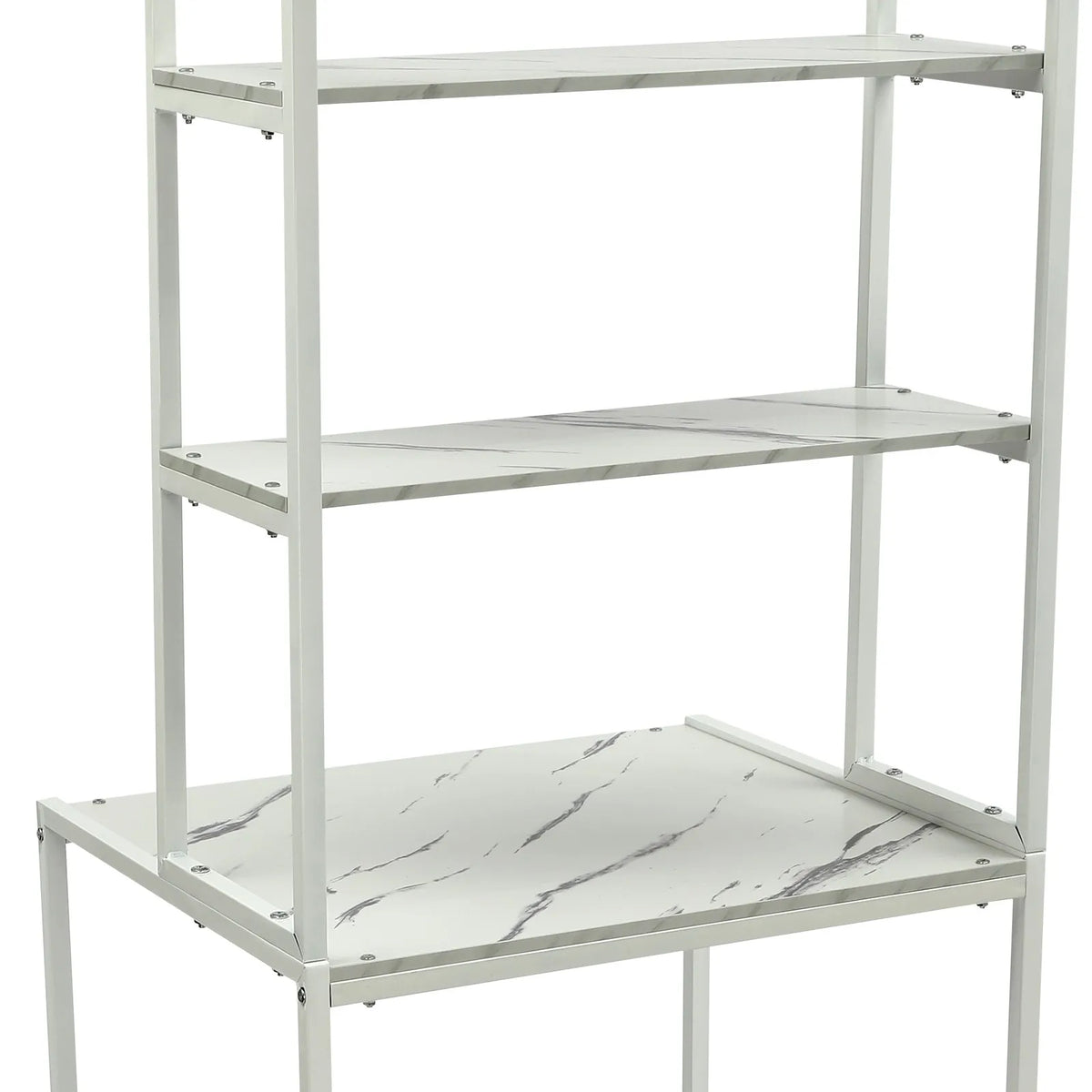 Over The Washer and Dryer Storage Shelf 3-Tier  Bathroom Storage and Organizer Rack for Hanging Towels and Drying Clothes