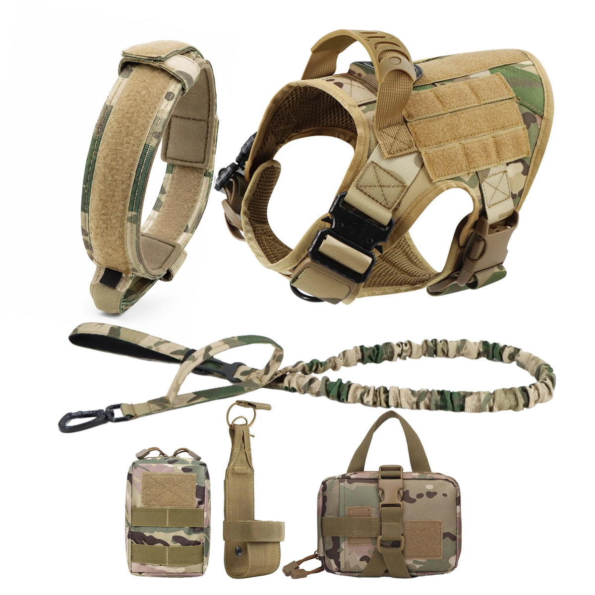 PETRAVEL Padded Dog Harness And Leash Set For Training Walking