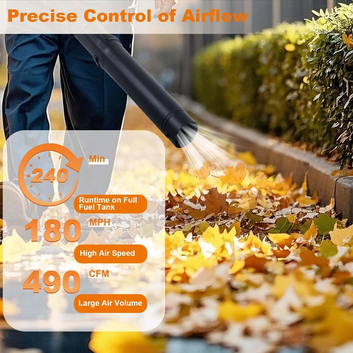 HiMISS Cordless Handheld Leaf Blower For Yard And Garden Care