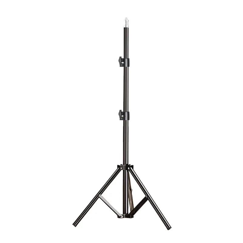 Mobile phone photography beauty light bracket portable outdoor live camera light stand 2.1 meters floor tripod