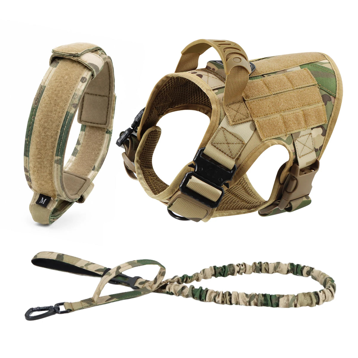 PETRAVEL Padded Dog Harness And Leash Set For Training Walking