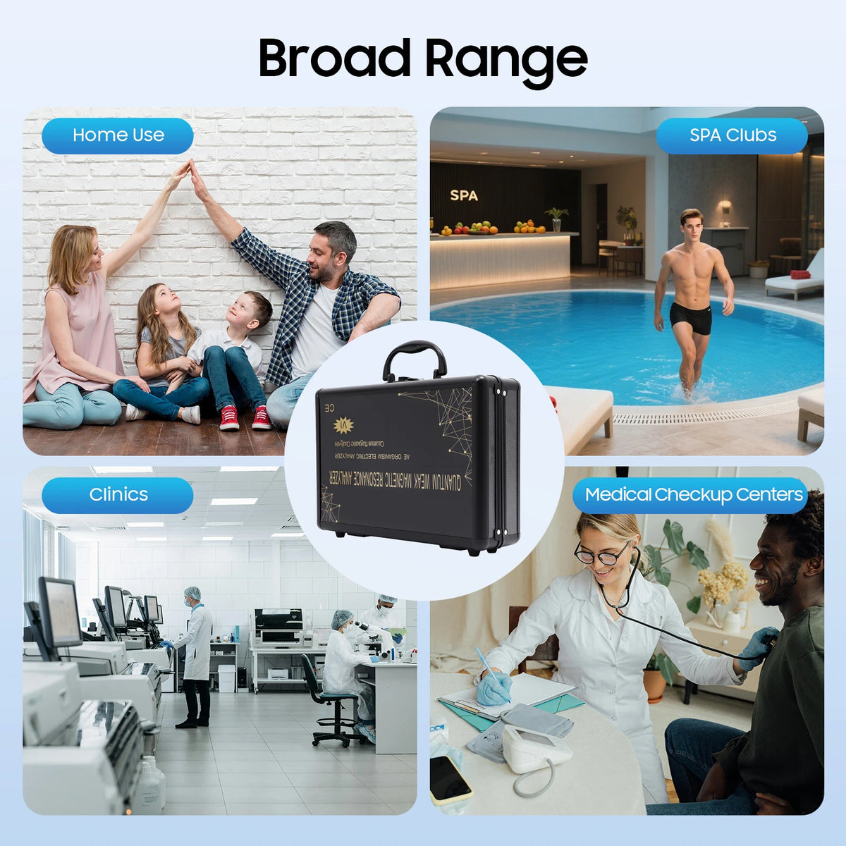 Quantum Magnetic Resonance Body Analyzer, Quantum Resonance Magnetic Scanner, Quantum Analyzer for Home Use, Beauty Salons