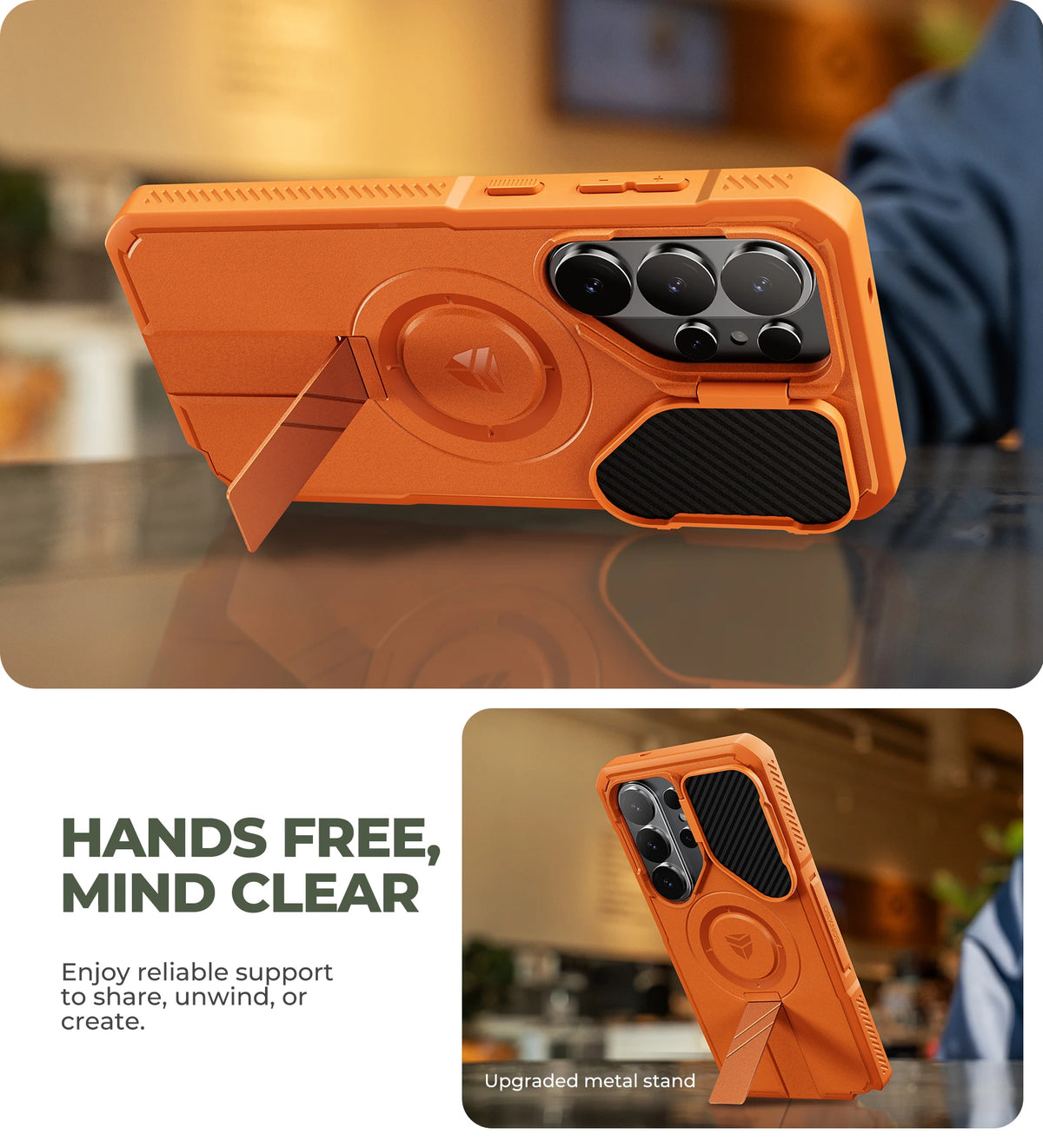 Compatible with MagSafe For Samsung Galaxy S26 Ultra Shockproof Case6.9" with Camera Cover Adjustable Kickstand Screen Protector