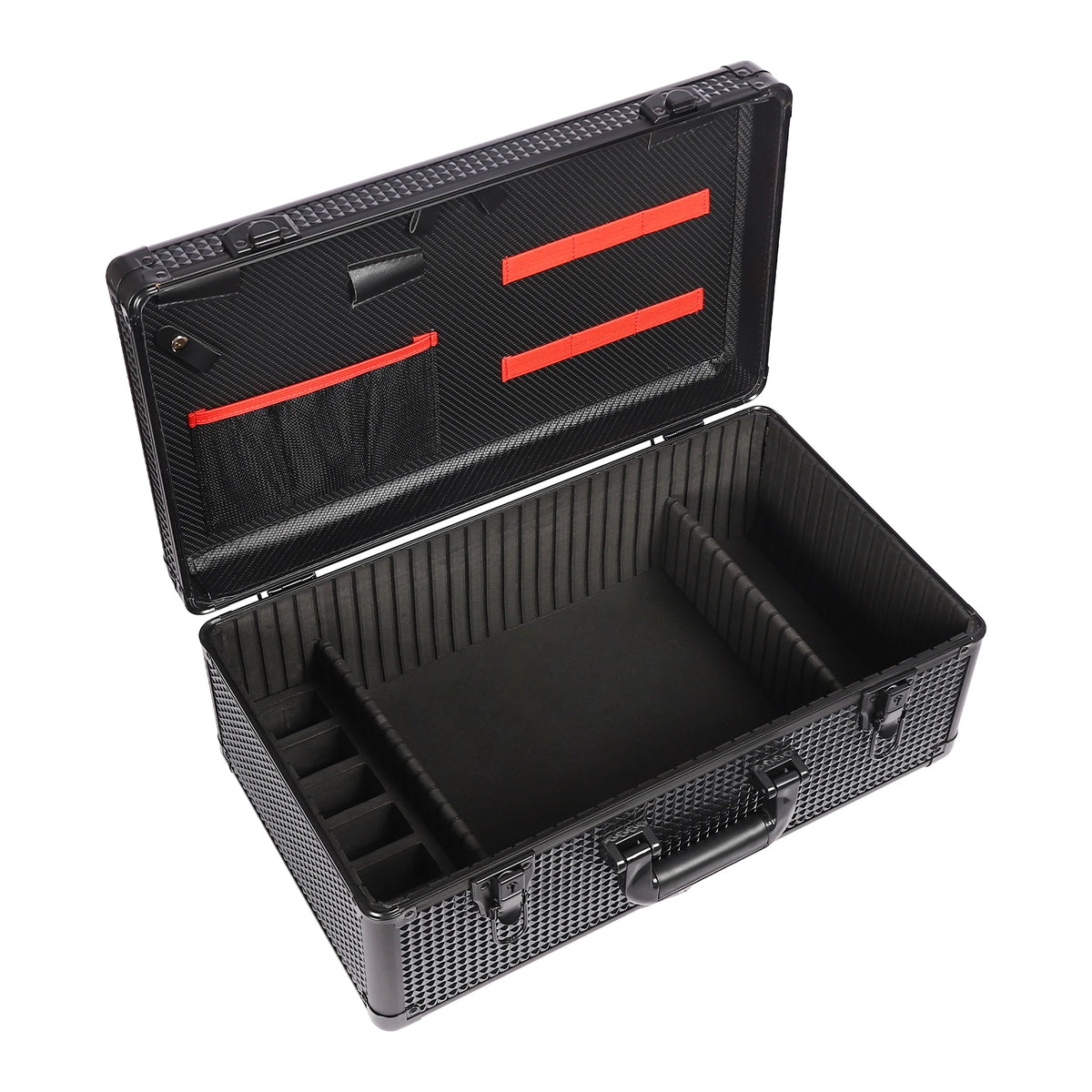 Professional Barber Case 47*19*26cm Barber Makeup Supplies Case10kg Load Capacityy Barber Tool Organizer Case for Storing Barber Supplies In Hair Salons/Beauty Salons
