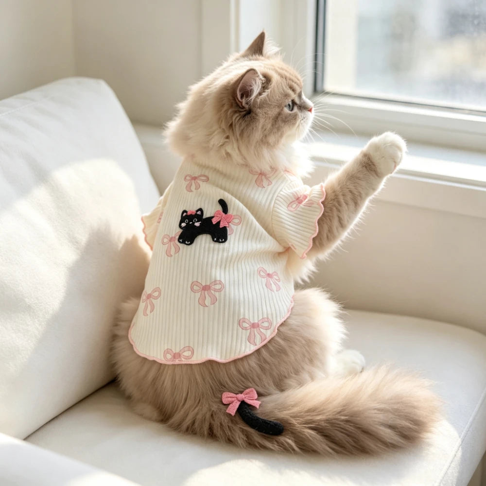 Lightweight Breathable Dog Tshirt Pet Vest Summer Wear Comfortable Elastic Soft for Small Dogs Cats Cute Design Pet Clothing Summer Outfit