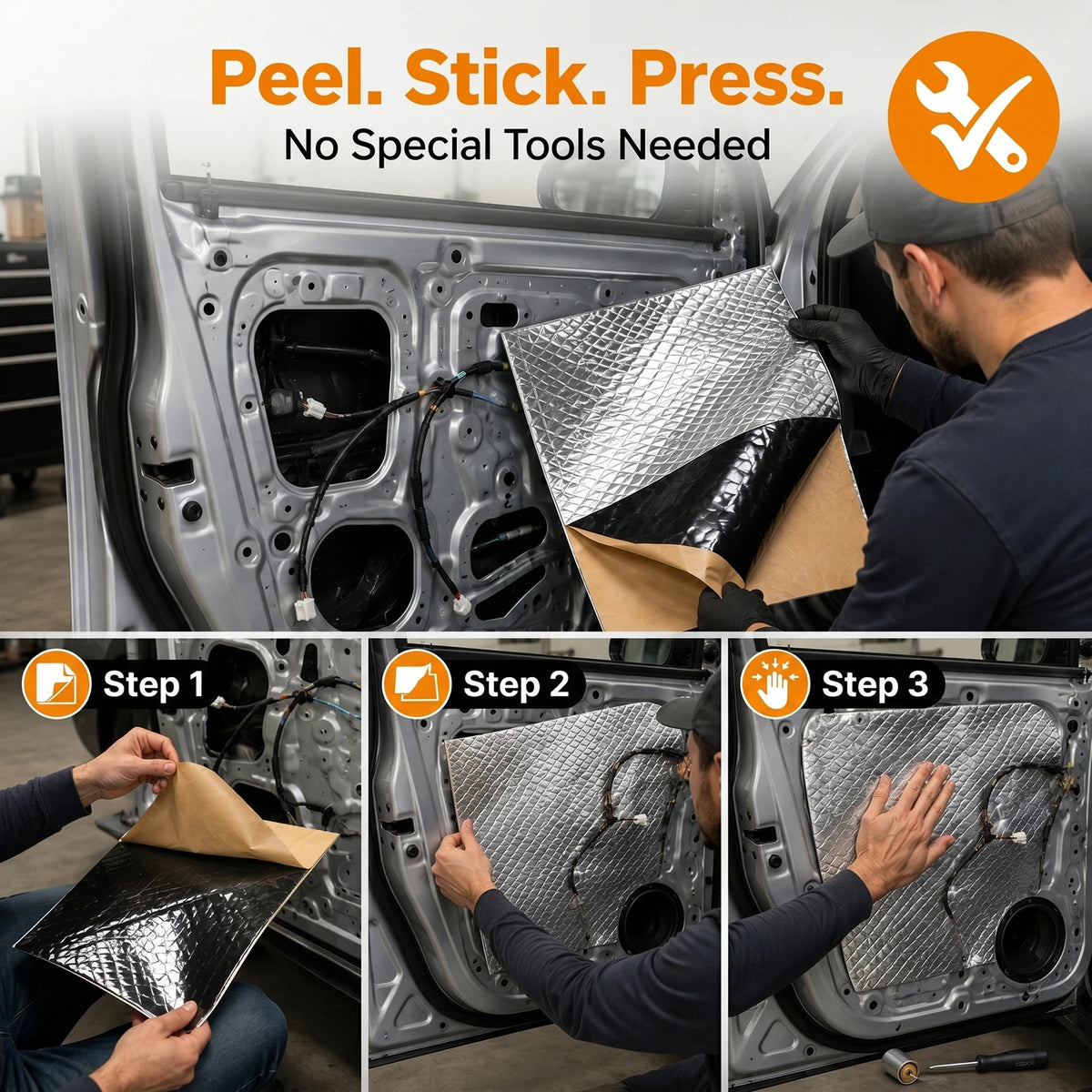 Automotive Butyl Sound Deadening Mat for Vehicle Noise Reduction