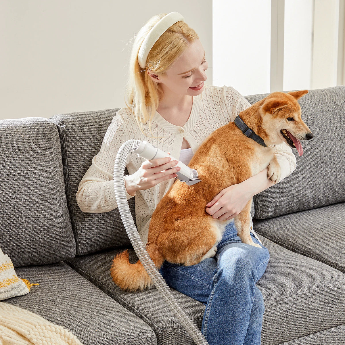 JHK Professional Pet Grooming Vacuum Kit With Quiet Clippers