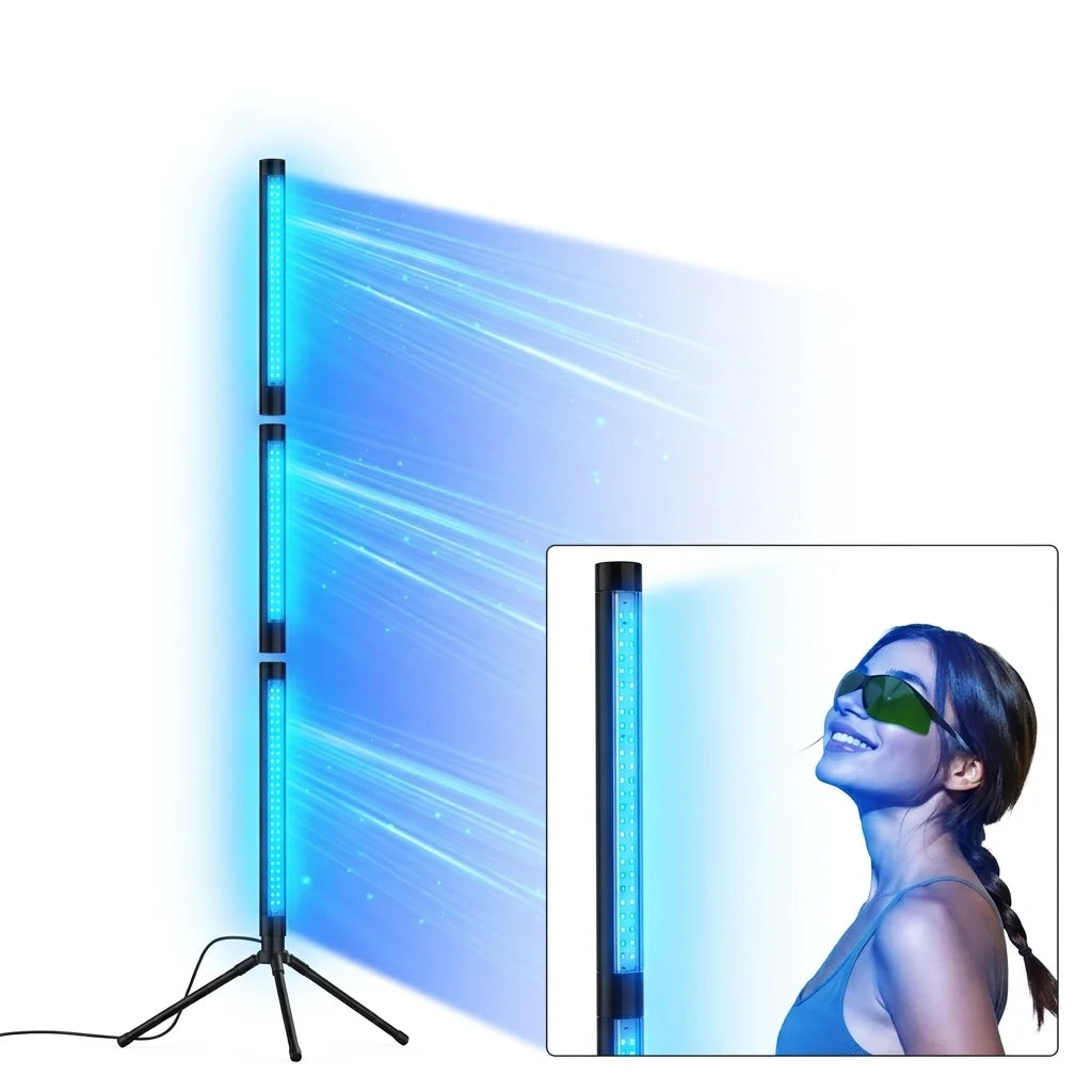 Jitesy Blue Light Tanning Lamp for Full Body Bronze Glow
