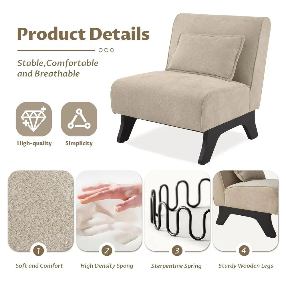 Upholstered Accent Chairs Set Of 2 For Living Room Seating