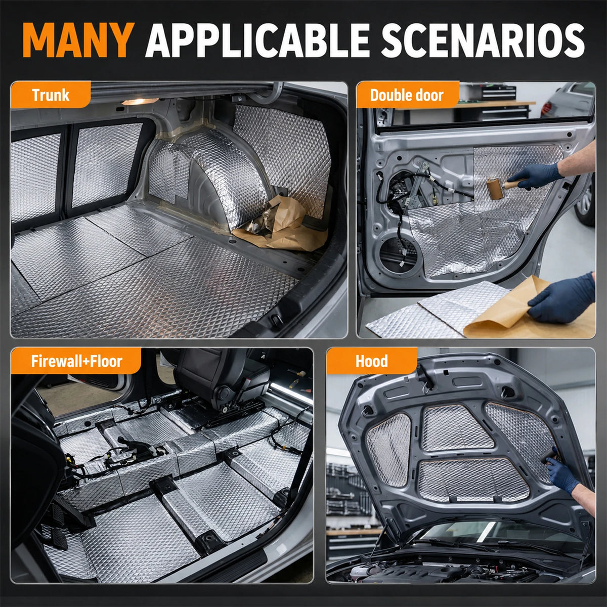 Automotive Butyl Sound Deadening Mat for Vehicle Noise Reduction