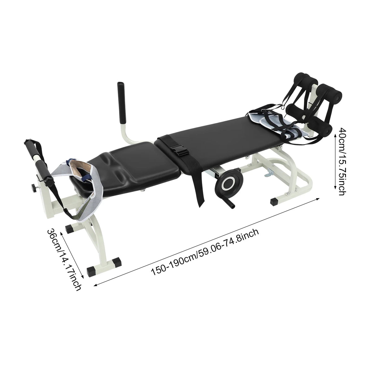 Adjustable Cervical Lumbar Traction Bed Neck Stretching Device