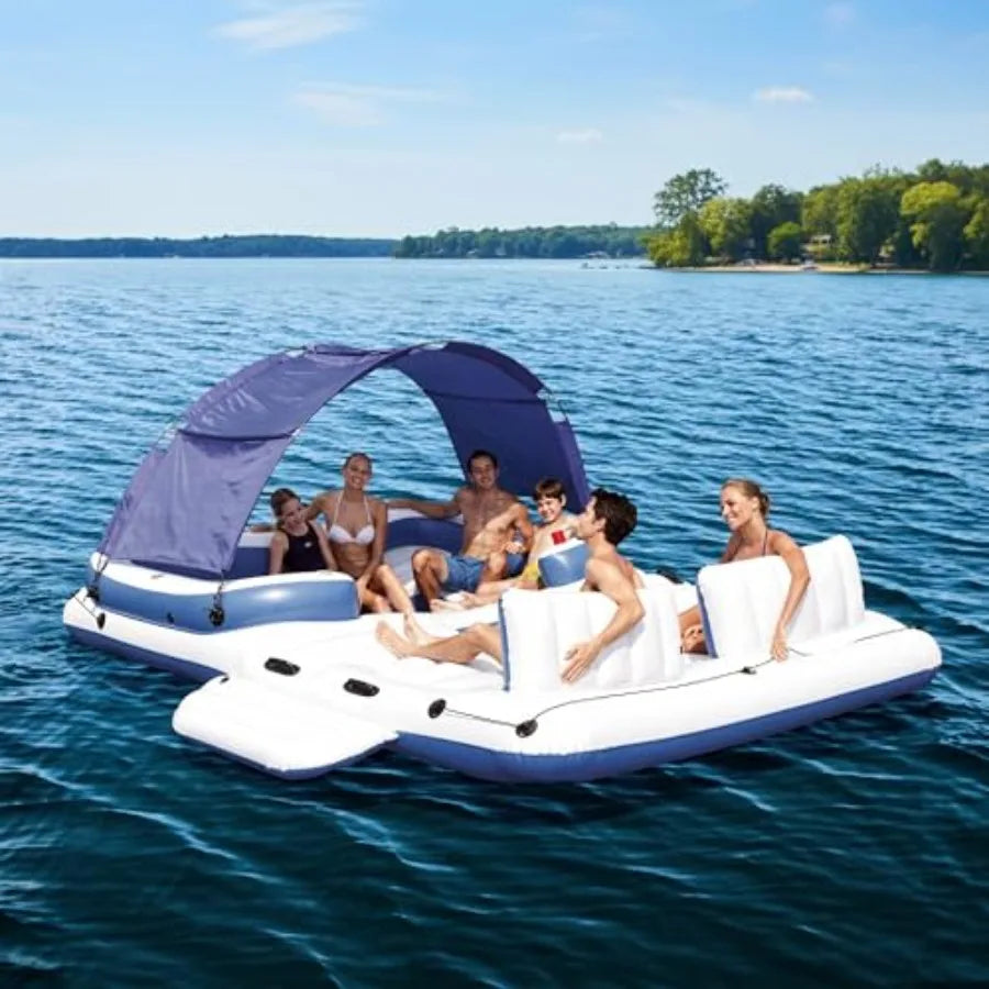 OLOEY Tropical Breeze Inflatable Party Island Lounger