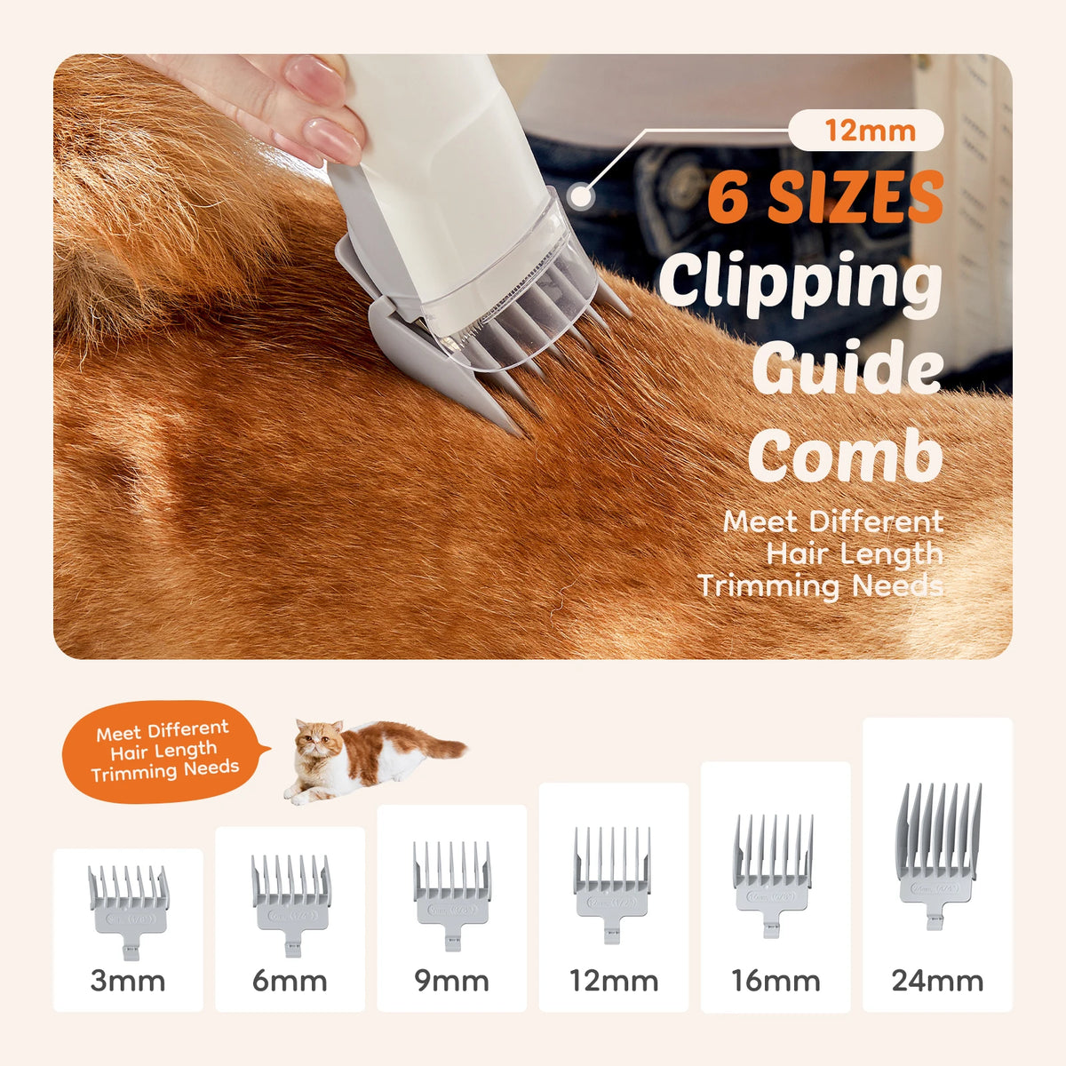 JHK Professional Pet Grooming Vacuum Kit With Quiet Clippers