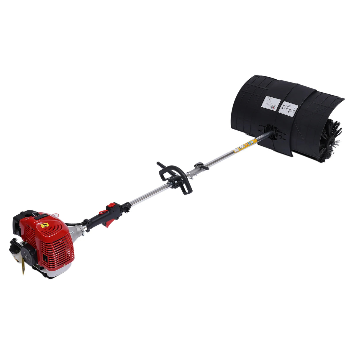 CNCEST Gas Powered Handheld Sweeper Broom With Blower Attachment