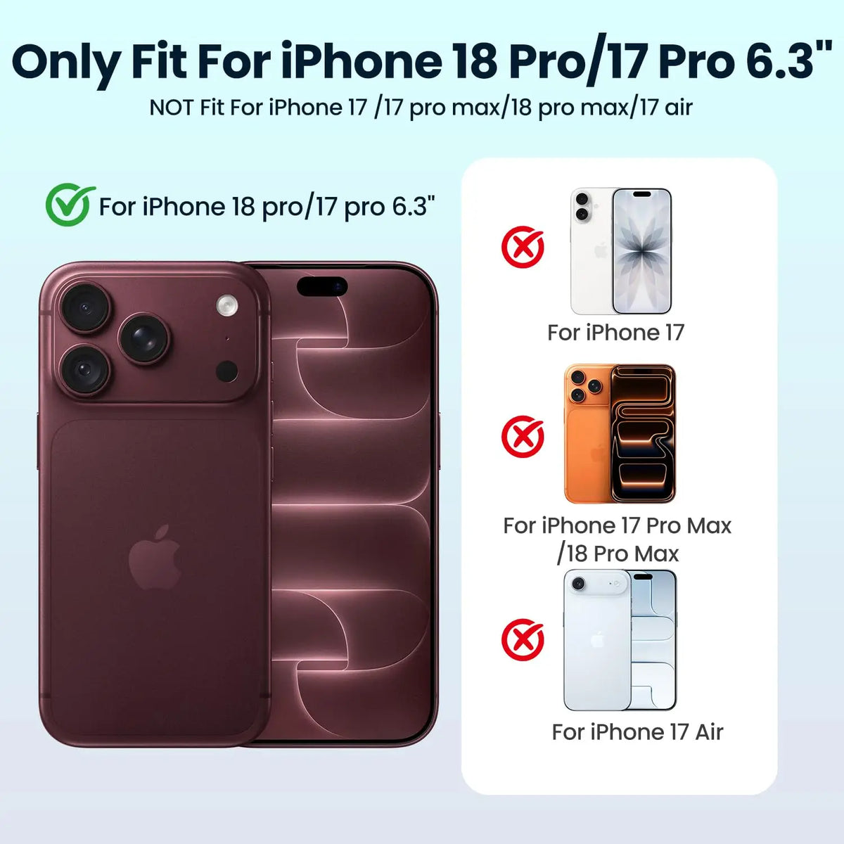 NEWDERY 10000mAh Battery Case For iPhone 17 Pro 18 Pro Max Wireless Charging Charger Case 20W Fast Recharging Power Bank Cover