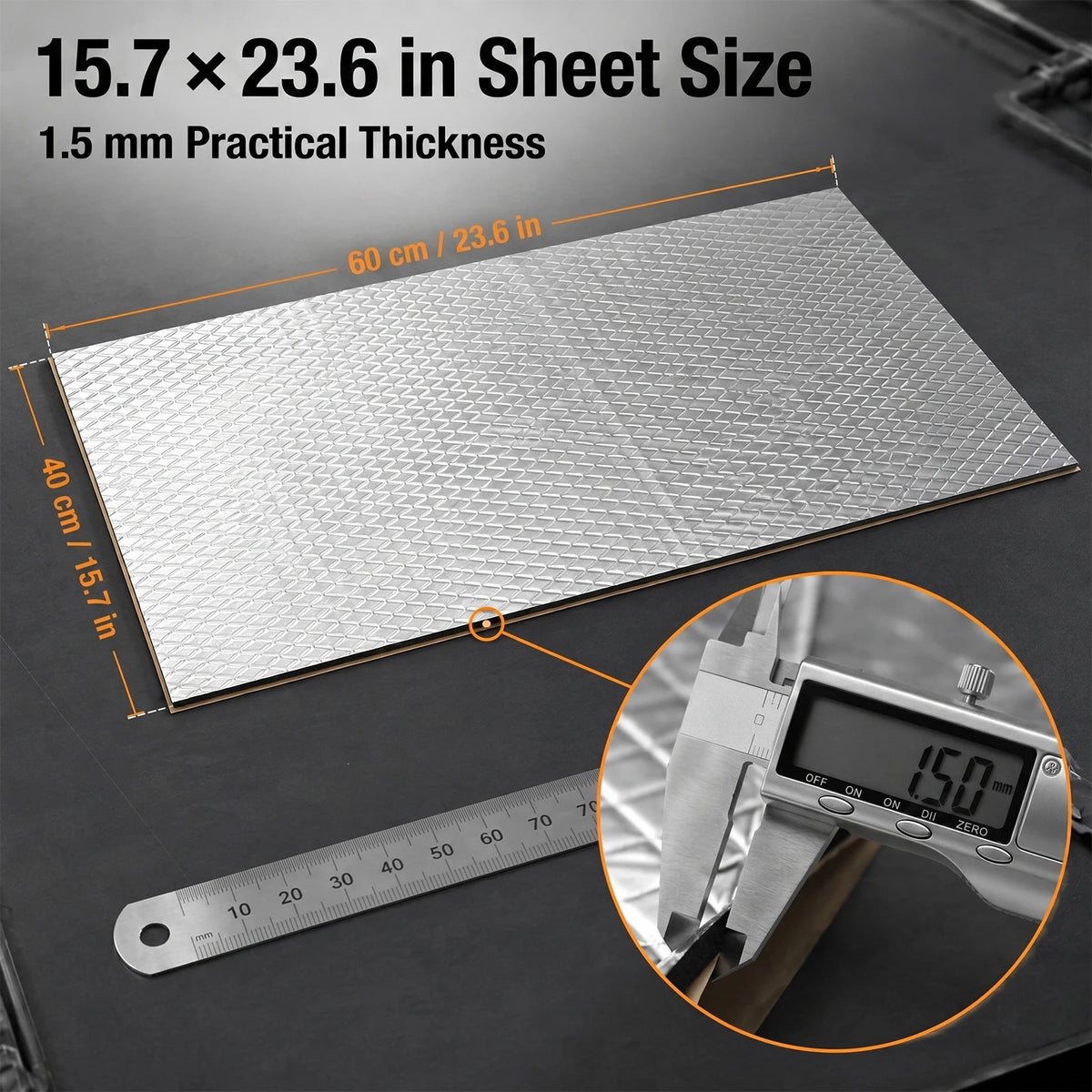 Automotive Butyl Sound Deadening Mat for Vehicle Noise Reduction