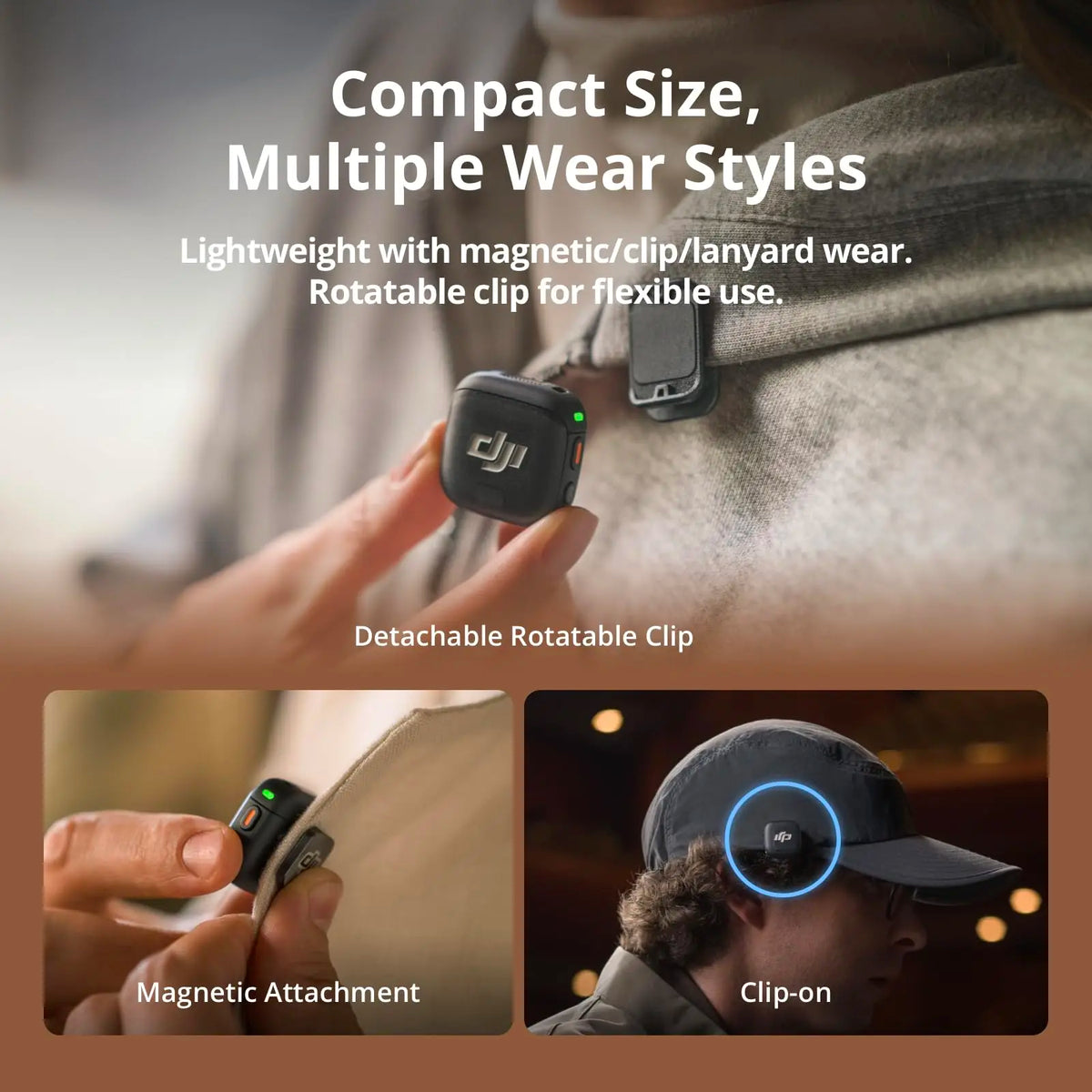 DJI Mic 3 Wireless Lavalier Microphone With 32 Bit Float Audio
