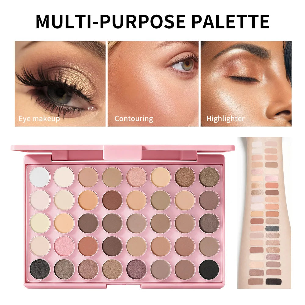 Complete Makeup Kit with Eyeshadow, Concealer, Blush and Lip Balm